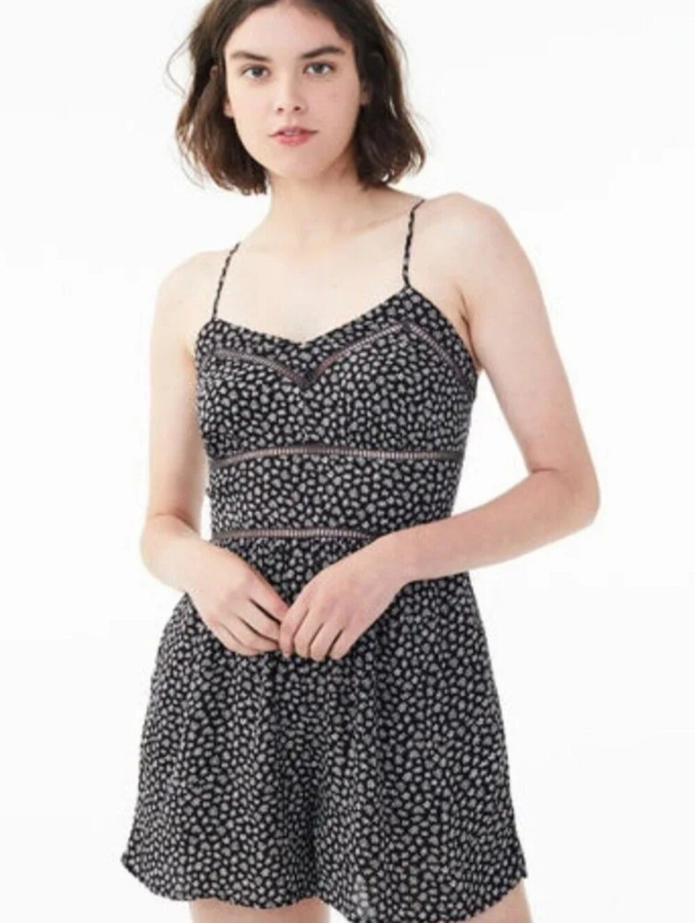 Aeropostale Floral Ladder-Lace Women's Romper - Size: XL - EUC